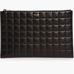 Quilted Leather Tablet Pouch
Saint Laurent